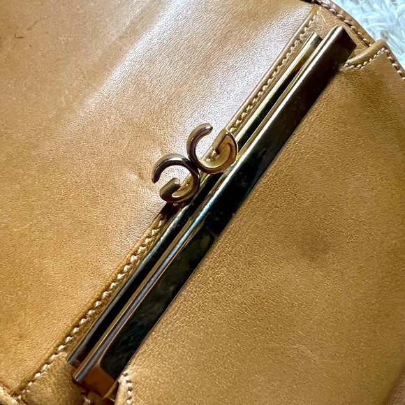 GUCCI Vintage Micro GG Logo Canvas Leather Bifold Wallet Black Sherry Line - Picture 11 of 13